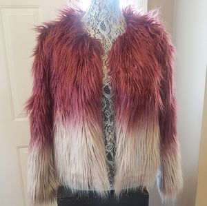 Bebe- Monster Faux Fur Coat!